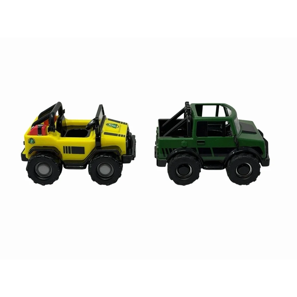 TWO Ryan's World Vehicles Off Road Cruiser And Safari‎ Jeep Pull Back Action
